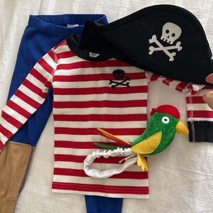Hanna Anderson full pirate pajama set - 3 yrs old
